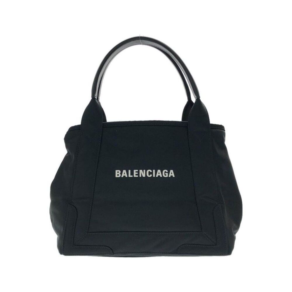 Balenciaga Navy Cabas Nylon Calf Bag